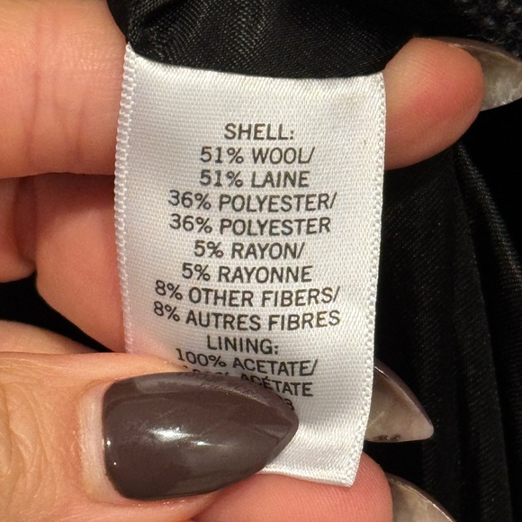 Banana republic wool blend pea coat - Picture 5 of 9